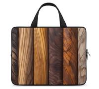 Different Wood Grains Laptop Bag Durable Laptop Sleeve Water-Resistant Notebook Bag for Computer Or Tablet