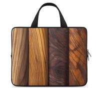 Different Wood Grains Laptop Bag Durable Laptop Sleeve Water-Resistant Notebook Bag for Computer Or Tablet
