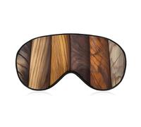 Different Wood Grains Travel Eye Mask Blackout Eye Mask for Sleeping Airplane Eyemask with Adjustable Strap Sleep Masks for Women Men Soft Night Blindfold Eyemask