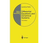 Differential Equations and Dynamical Systems: 7 (Texts in Applied Mathematics, 7)