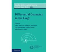 Differential Geometry in the Large