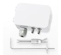 Differential Pressure Transducer Wind Speed Sensor Stainless Steel Probe High-Temperature Resistant for Energy Management Environmental Monitoring