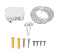 Differential Pressure Transmitter Temperature Humidity Sensor High Sensitivity Stable Performance Wall Mounted HVAC System Air Moisture Probe Monitor White ABS