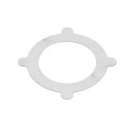Differential Shim Spacer For H233B Rear Alignment Washer Thin Metal Disc With Outer Tabs For Drivetrain Gear Positioning Suitable For Vehicle Maintenance, 0.7 Mm Thickness