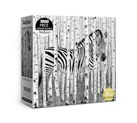 Difficult Forest Horse Puzzles for Adults 1000 Pieces Art, Challenging Animal Tree Landscape Jigsaw Puzzles, Beautiful Black and White Scenic Wildlife Fantasy Puzzle