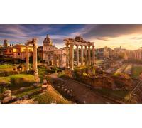 Difficult puzzle for adults 200 pieces: Ruins of the Roman Forum, Rome 35x25CM