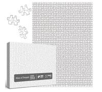 Difficult Puzzles for Adults 1000 Pieces, Impossible Crazy Jigsaw Puzzles, White Blank Challenging Puzzles for Adults Hard