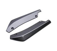 Diffuser 40CM Universal For BMW F30 F31 F32 F33 F22 Rear Bumper Splitter Side Spoiler Canards Diffuser Sticker Trim Cover Car Accessories Rear Spoiler(Carbon Fiber Look)