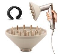 Diffuser Attachment Compatible with Shark FlexStyle Upgraded Bigger Diffuser Nozzle for Dryer Faster and Define Wavy, Cu-rly(COLOR:as shown)