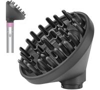 Diffuser Attachment Fit for Dyso.n Airwrap Styler Dryer-Hair Dryer Attachment to Enhance Natural Waves, Curls & Coils,Converts to Hair Dryer Diffuser Nozzle,Compare to Part #973365-01 (Gray)