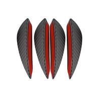 Diffuser Body Valence Car 4pcs/6pcs Universal Front Bumper Lip Decoration Diffuser Splitter Fins Body Spoiler Canards Valence Chin Car Tuning Canard Decor