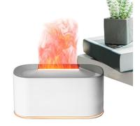 Diffuser D'huile De Flamme - ABS 15.4 cm, Humidificateur De Cheminée, Sept Couleurs | Arrêt Automatique, Vaporisateur Silencieux Pour Chambre À Coucher, Salon, Bureau, Studio