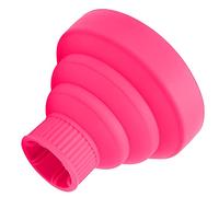 Diffuser Hair Dryer Curly Hair, Silicone Diffuser Attachment Universal Collapsible Hair Dryer Diffuser Portable Travel Folding Hair Blow Dryer Diffuser Defuser Hairdryer(Pink)
