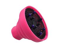 Diffuser Hair Dryer, Universal Silicone Hair Diffuser Heat Proof Blow Dryer Attachment for Fast Styling Both at Home and in Salons Pink