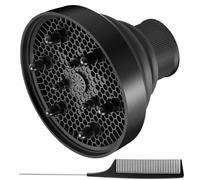 Diffuser Hairdryer with Comb for Wavy Hair Hair Diffuser For Curly Hair Portable And Detachable Universal Diffuser For Hairdryer Collapsible Structure Diffuser Attachment For Hairdryer