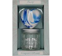 Diffuser Heart - Sea Lily | Handcrafted Fragrance Diffuser | Fresh Sea Breeze Aroma | Sustainable, Refillable & Reusable | Vegan & Cruelty-Free | Ideal Handmade in Sussex