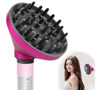 Diffuser Nozzle for Dyson for Airwrap Styler attachments HS05 HS03 HS01, Portable Hair Dryer Nozzle for converting Airwrap Styler to Hair Dryer (Pink)