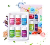 Diffuser Oil, Fragrance Set, 3.66 x 2.68 Inches Humidifier Scent Pack, Water-Soluble Aromatherapy Blends, Compact 6-Piece Collection, Ideal for Bedroom, Bathroom, Car, Home Use