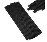 Diffuser Reeds Sticks, 100 Pcs 23cm x 3mm Black Fibre Reed Fragrance Sticks