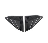 Diffuser Spoiler For Chevrolet For Corvette C8 2020 2021 2022 2023 Car Rear Louver Window Side Shutter Cover Trim Sticker Vent Scoop ABS Carbon Fiber Rear Spoiler(Carbon Fiber Look)