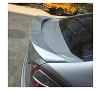 Diffuser Spoiler For Fiesta Sedan 4doors 2009-2016 Car ABS Plasrtic Unpainted Primer Color Tail Wing Rear Boot Lip Trunk Rear Roof Spoiler Rear Spoiler(Unpainted)