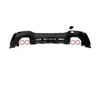 Diffuser Spoiler Rear Roof Spoiler Rear Bumper Diffuser For BMW 1 Series F20 F21 M135i M140i 2012-2019 Accessories Auto Exterior Parts Glossy Black Rear Spoiler(2 Open 2 Out 12-14 A)