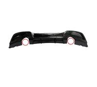 Diffuser Spoiler Rear Roof Spoiler Rear Bumper Diffuser For BMW 1 Series F20 F21 M135i M140i 2012-2019 Accessories Auto Exterior Parts Glossy Black Rear Spoiler(2 Open 1 Out 12-14 A)