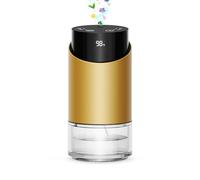Diffuser without Cable with Battery, Waterless Diffuser for Room, Car, Office, Desk, Mini Aroma Diffuser Battery, 4 Timer & 3 Mist Levels, 100 ml Capacity