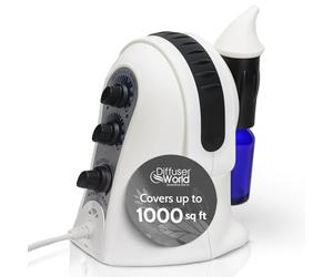 DIFFUSER WORLD : Aroma-Ace Essential Oil Atomizing Diffuser, State of The Art Therapeutic Benefits, Airborne Prevention, 110 Volt United States Version