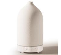 Diffuserlove Ceramic Diffuser 160ML Essential Oil Diffusers for Home Room Air Humidifier Cool Mist Electric Diffuser for Bedroom White(Size:6.8"H x 3.6"W)