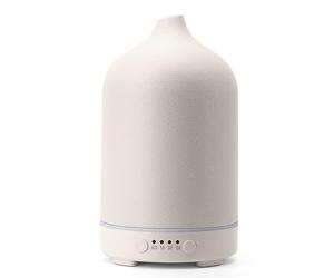 Diffuserlove Ceramic Diffuser 250ML Essential Oil Diffusers Aromatherapy Essential Oil Humidifier for Room Air Humidifier for Home Bedroom Stone Diffuser (White Big Size 250ml)