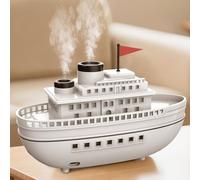 Diffuserlove Ship Aromatherapy Diffuser Humidifier 300ml Essential Oil Diffuser for Home Bedroom Office Steamboat Decorative Cool Mist Humidifier