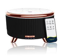 Diffusers for Essential Oils Large Room, 500ml Aromatherapy Diffuser Cool Mist Humidifier with Remote Control,7 Colors Lights & 3 Mist Mode Waterless Auto Off for Women Office Home Black