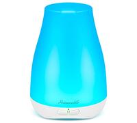 Diffusers,Homeweeks 100ml Colorful Essential Oil Diffuser with Adjustable Mist Mode,Auto Off Aroma Diffuser for Bedroom/Office/Trip