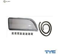 TYC Headlight Lens 20-0272-LA-1 - Diffusing Front Lens for Volvo S40 (98-) Left