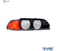 TYC Europe B.V. Headlight Lens 20-0380-LA-2 Diffusing for BMW 5 (E39) 2000-2003 Left
