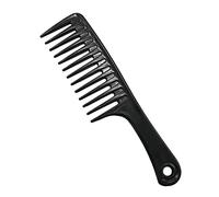 Diffusion Massive Jumbo Wide Tooth Detangle Big Huge Comb Handle Afro Hair Barber Brush, Black, 26 cm