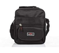 Diffusion Unisex Canvas Bag Waterproof Work Satchel Utility Travel Holiday Gym Bag Black