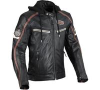 DIFI DETROIT 2 leather jacket black-brown 60