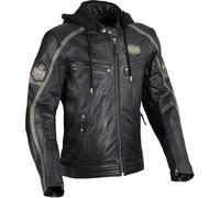 DIFI Detroit 2 Motorcycle Leather Jacket, black/brown, size 54