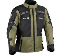 DIFI Granada Aerotex waterproof Motorcycle Textile Jacket, black-green, size 4XL for Men