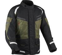 DIFI Horizon Aerotex waterproof Motorcycle Textile Jacket, black/green, size 3XL