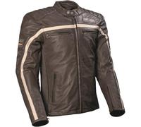 DIFI HOUSTON leather jacket brown-cream 50