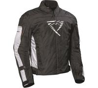 DIFI IBARRA textile jacket black-white M.