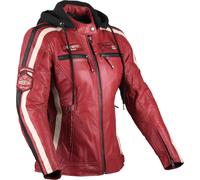 DIFI Jolene 3 Ladies Motorcycle Leather Jacket, red, size XS