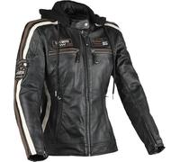 DIFI Jolene 3 Ladies Motorcycle Leather Jacket, black/brown, size M