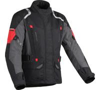 DIFI Navigator Aerotex waterproof Ladies Motorcycle Textile Jacket, black-red, size S for Women