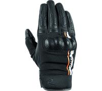 DIFI Reptile perforated Motorcycle Gloves, black/white/orange, size 3XL