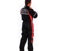 DIFI SAFIR rain suit black-red XS