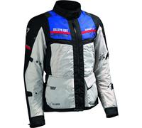 DIFI Sierra Nevada 3 Aerotex waterproof Ladies Motorcycle Textile Jacket, black-red-blue, size 46 for Women